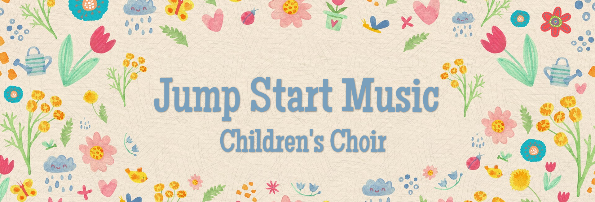 Spring Blooms Church Website Banner